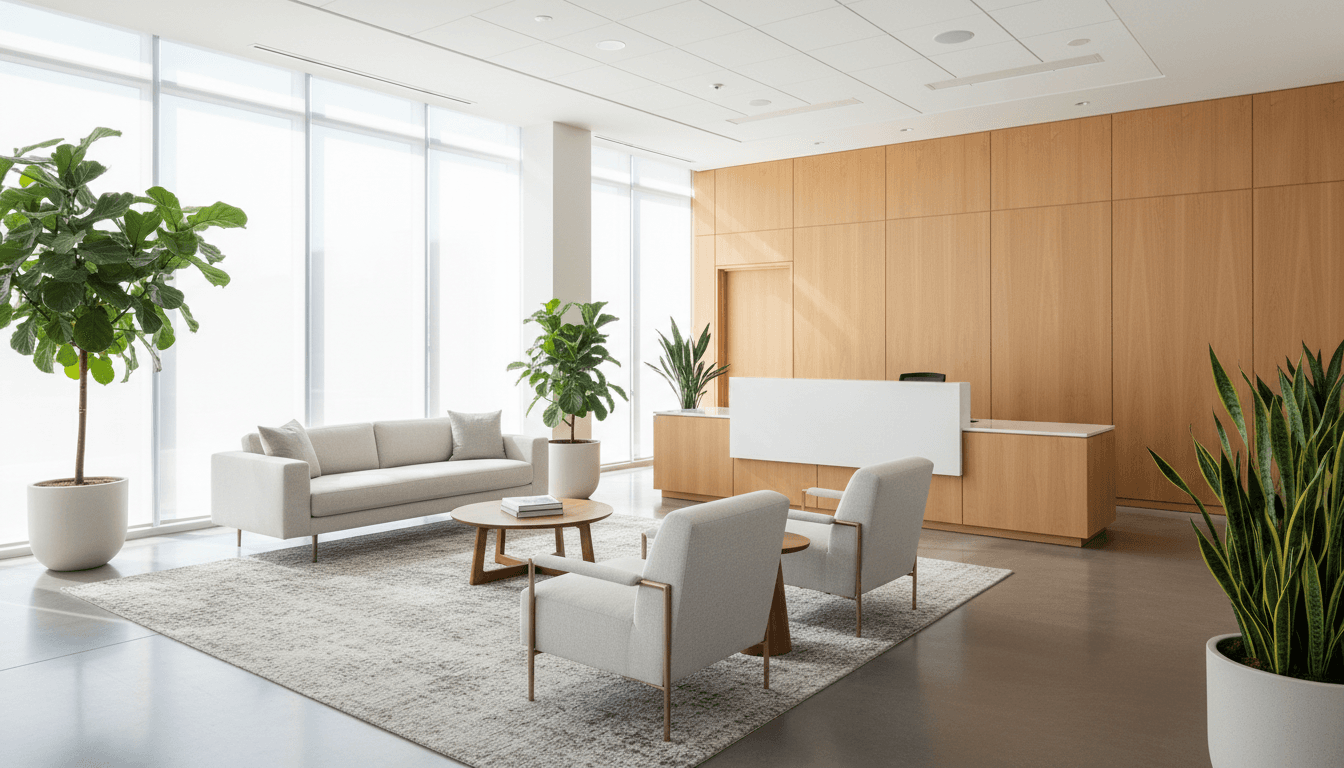 Spacious lobby and common area